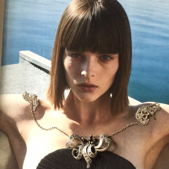 Beautiful vintage sterling silver 925 stones marcosite necklace - Picture 6 of 7